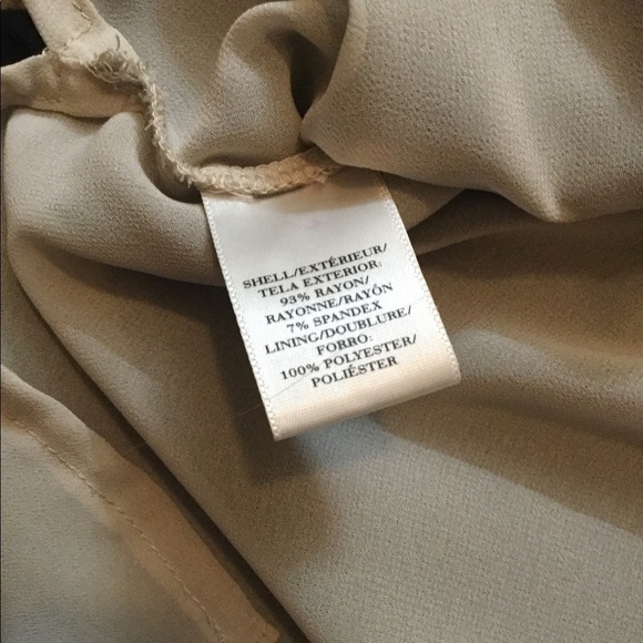 Ann Taylor layered tank Black Cream Medium (77) - Picture 3 of 6